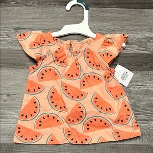 Charming Watermelon Slice Kids Dress